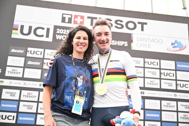 26-10-2025 World Championships Elite Track; Giornata 05; 2025, Lotto; Viviani, Elia; Cecchini, Elena; Santiago Del Cile - Velodromo Penalolen; 