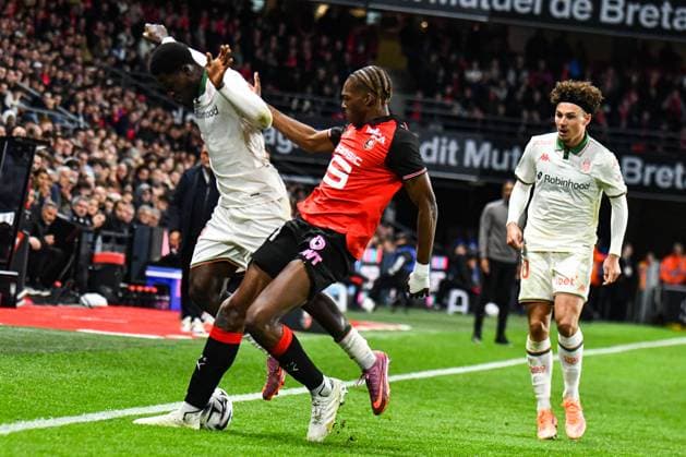 FOOTBALL : Stade Rennais vs OGC Nice - Ligue 1 - JournÃ e 9 - 26 10 2025 Jeremy Jacquet (Stade Rennais) RennesFrance  Copyright: xBaptistexAutissierx