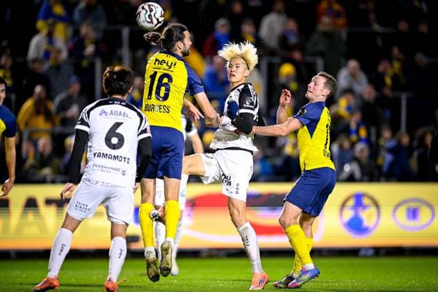 Royale Union Saint-Gilloise v Sint-Truidense VV - Jupiler Pro League BRUSSELS, BELGIUM - OCTOBER 26 : Goto Keisuke forward of Sint-Truiden during the Jupiler Pro League match between Royale Union Saint-Gilloise and Sint-Truidense VV on October 26, 2025 in Brussels, Belgium, 26 10 2025  Copyright: xTomasxSiskx