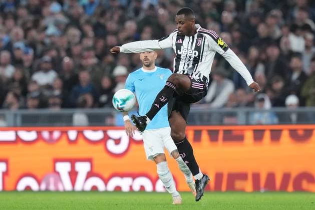 Juventus Pierre Kalulu during the Serie A EniLive soccer match between Lazio and Juventus at the Rome s Olympic stadium, Italy - Sunday October 26, 2025 - Soccer ( Photo by Alfredo Falcone LaPresse )  Copyright: xAlfredoxFalcone LaPressex
