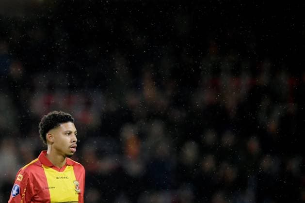 2025-10-26 Go Ahead Eagles v Excelsior Rotterdam - Dutch Eredivisie DEVENTER, NETHERLANDS - OCTOBER 26: Richonell Margaret of Go Ahead Eagles during the Dutch Eredivisie match between Go Ahead Eagles and Excelsior Rotterdam at De Adelaarshorst on October 26, 2025 in Deventer, Netherlands. Deventer De Adelaarshorst Netherlands Content not available for redistribution in The Netherlands directly or indirectly through any third parties. Copyright: xDennisxBresserx