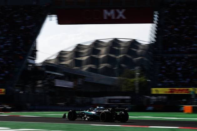 F1 - MEXICO CITY GRAND PRIX 2025 63 RUSSELL George (gbr), Mercedes AMG F1 Team W16, action during the 2025 Formula 1 Mexico City Grand Prix, 20th round of the 2025 FIA Formula One World Championship, WM, Weltmeisterschaft from October 24 to 26, 2025 on the Autodromo Hermanos Rodriguez, in Mexico City, Mexico - Mexico CityMexico  Copyright: xANTONINxVINCENTx