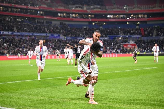 Olympique Lyonnais v RC Strasbourg Alsace - Ligue 1 McDonald s 2025 2026 08 Corentin TOLISSO (ol) - 11 Malick FOFANA (ol) during the Ligue 1 McDonald s match between Lyon and Strasbourg at Groupama Stadium on October 26, 2025 in Lyon, France. Lyon France  Copyright: xFEPx 776348169