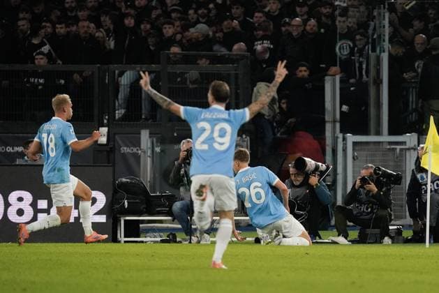 Toma Basic celebrates after goal during the 8th day of the Serie A Championship between S.S. Lazio vs Juventus F.C. at the Olympic Stadium, Rome, italy on 26 October 2025  Copyright: xStefanoxDÂ offizi IPAxSportx xipa-agency.netx xx IPA_67122394 IPA_Agency_IPA67122394