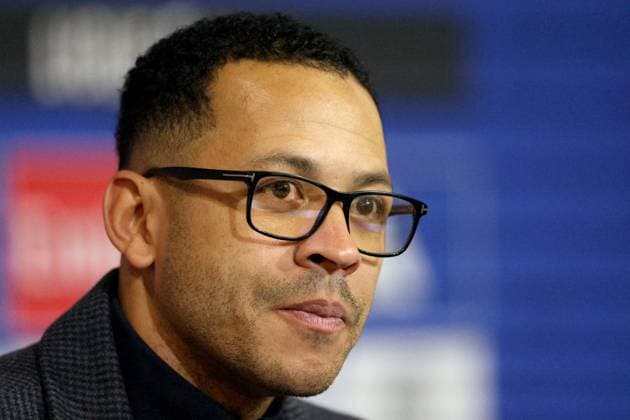 Olympique Lyonnais v RC Strasbourg Alsace - Ligue 1 McDonald s 2025 2026 Liam Rosenior, Head coach of Strasbourg Alsace portrait in the press conference, PK, Pressekonferenz after the Ligue 1 McDonald s match between Lyon and Strasbourg at Groupama Stadium on October 26, 2025 in Lyon, France. Lyon Groupama Stadium France France Copyright: xNealxSimpson Sportsphoto APLx 14139765