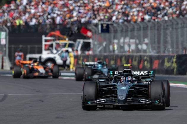 Kimi Antonelli driving Mercedes-AMG F1 W16 E Performance during F1 Grand Prix of Mexico at Autodromo Hermanos Rodriguez on October 26, 2025 in Mexico City, Mexico.  Copyright: xRichardxCallis SPPx Sportspressphoto_SPR52147