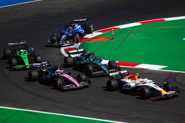 F1 - MEXICO CITY GRAND PRIX 2025 30 LAWSON Liam (nzl), Visa Cash App RB F1 Team VCARB02, 10 GASLY Pierre (fra), Alpine F1 Team A525, 14 ALONSO Fernando (spa), Aston Martin F1 Team AMR24, 27 HULKENBERG Nico (ger), Stake F1 Team Kick C45, 23 ALBON Alexander (tha), Williams Racing FW47, action during the 2025 Formula 1 Mexico City Grand Prix, 20th round of the 2025 FIA Formula One World Championship, WM, Weltmeisterschaft from October 24 to 26, 2025 on the Autodromo Hermanos Rodriguez, in Mexico City, Mexico - Mexico CityMexico  Copyright: xFLORENTxGOODENx
