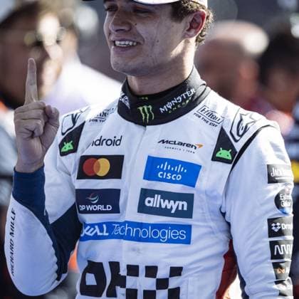 Lando Norris of McLaren after winning in McLaren MCL39 during the F1 Grand Prix of Mexico race at Autodromo Hermanos Rodriguez on October 26, 2025 in Mexico City, Mexico  Copyright: xRichardxCallis SPPx Sportspressphoto_SPR52299