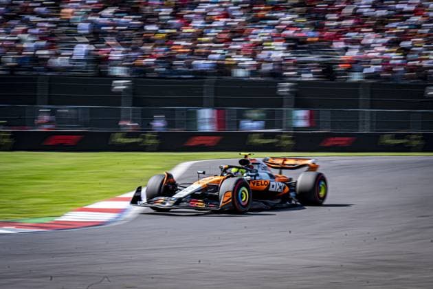 Lando Norris driving McLaren MCL39 during the F1 Grand Prix of Mexico race at Autodromo Hermanos Rodriguez on October 26, 2025 in Mexico City, Mexico  Copyright: xRichardxCallis SPPx Sportspressphoto_SPR52321