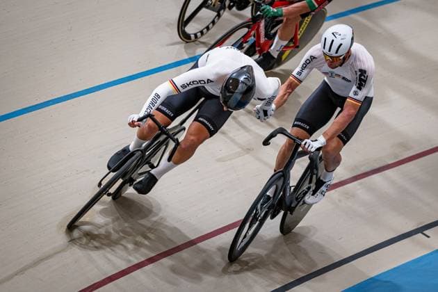AUGENSTEIN Moritz, KLUGE Roger UCI Track Cycling World Championships 2025 Black AUGENSTEIN Moritz RED KLUGE Roger GER Gemany Landscape horizontal Landscape Event Event UCI Track Cycling World Championships 2025 Category Category Cycling Track Cycling World Championships Elite Men Location Location South America Chile Santiago de Chile Velodromo Parque Penalolen Instituto Discipline Madison Distance 50 km Date Date 26 10 2025 Sunday Day 5