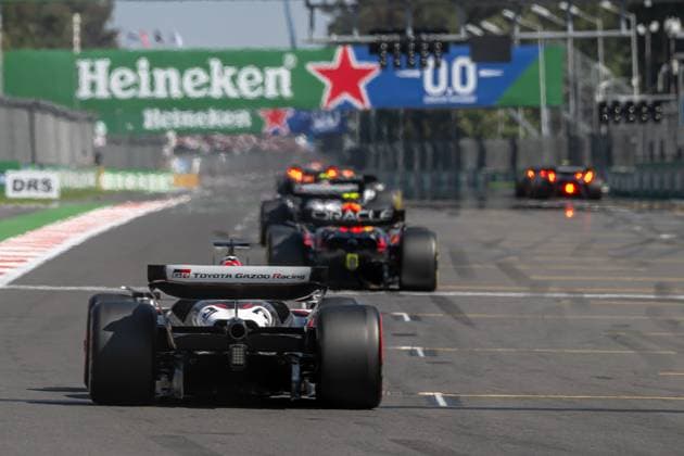MEXICO CITY, MEXICO: Esteban Ocon, racing for the Haas F1 team during the 2025 Formula 1 Mexico City Grand Prix at the Autodromo Hermanos Rodriguez in Mexico City, Mexico