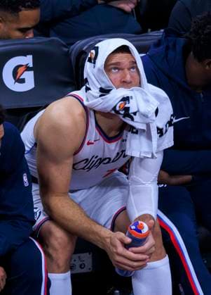 October 26, 2025, Inglewood, California, USA: Brook Lopez 11 of the Los Angeles Clippers watches from the bench during their 2025 NBA, Basketball Herren, USA regular season game against the Portland Trail Blazers on Sunday October 26, 2025 at Intuit Dome Arena in Inglewood, California. Clippers defeat Trail Blazers, 114-107. JAVIER ROJAS PI Inglewood USA - ZUMAp124 20251026_zaa_p124_059 Copyright: xJavierxRojasx