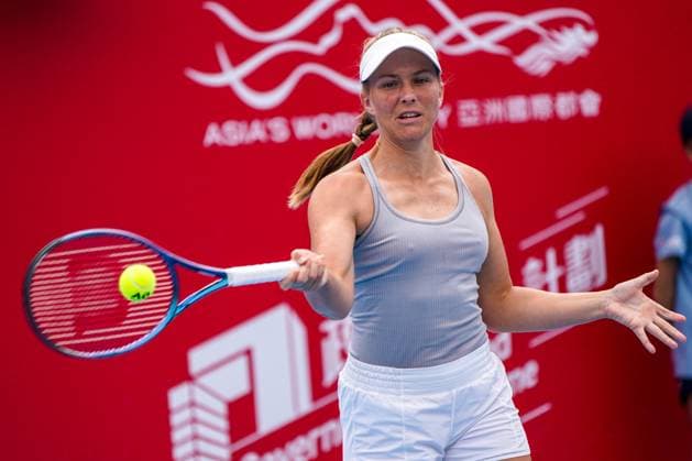 Hong Kong Tennis Open - Day 3 Australian tennis player Maddison Inglis during a match at the Hong Kong Tennis Open on October 27, 2025 in Hong Kong (Photo by Vernon Yuen Nexpher Images) Hong Kong