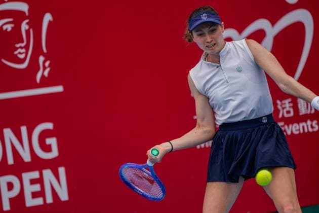 Hong Kong Tennis Open - Day 3 Moldovan-Spanish tennis player Cristina Bucsa during a match at the Hong Kong Tennis Open on October 27, 2025 in Hong Kong (Photo by Vernon Yuen Nexpher Images) Hong Kong