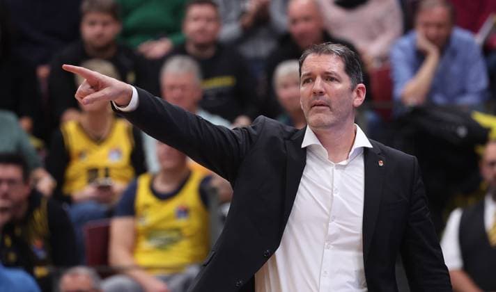 Ludwigsburg , easyCredit Basketball Bundesliga MHP Riesen Ludwigsburg vs ratiopharm Ulm , Ty Harrelson coach Ulm