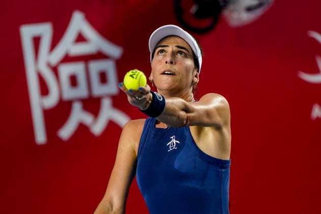 Hong Kong Tennis Open - Day 3 Australian tennis player Ajla Tomljanovic during a match at the Hong Kong Tennis Open on October 27, 2025 in Hong Kong (Photo by Vernon Yuen Nexpher Images) Hong Kong