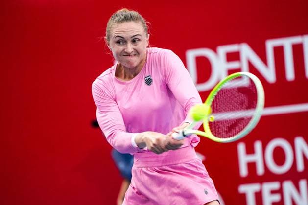 Hong Kong Tennis Open - Day 3 Belarusian tennis player Aliaksandra Sasnovich during a match at the Hong Kong Tennis Open on October 27, 2025 in Hong Kong (Photo by Vernon Yuen Nexpher Images) Hong Kong