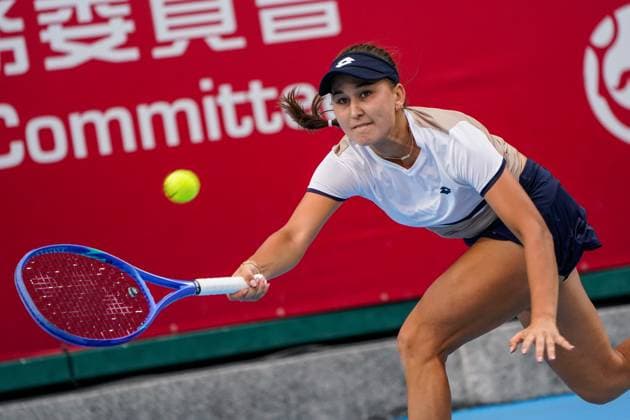 Hong Kong Tennis Open - Day 3 Russian tennis player Kamilla Rakhimova during a match at the Hong Kong Tennis Open on October 27, 2025 in Hong Kong (Photo by Vernon Yuen Nexpher Images) Hong Kong