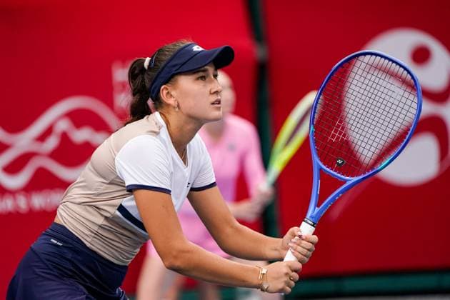 Hong Kong Tennis Open - Day 3 Russian tennis player Kamilla Rakhimova during a match at the Hong Kong Tennis Open on October 27, 2025 in Hong Kong (Photo by Vernon Yuen Nexpher Images) Hong Kong