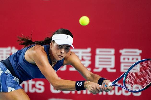 Hong Kong Tennis Open - Day 3 Australian tennis player Ajla Tomljanovic during a match at the Hong Kong Tennis Open on October 27, 2025 in Hong Kong (Photo by Vernon Yuen Nexpher Images) Hong Kong