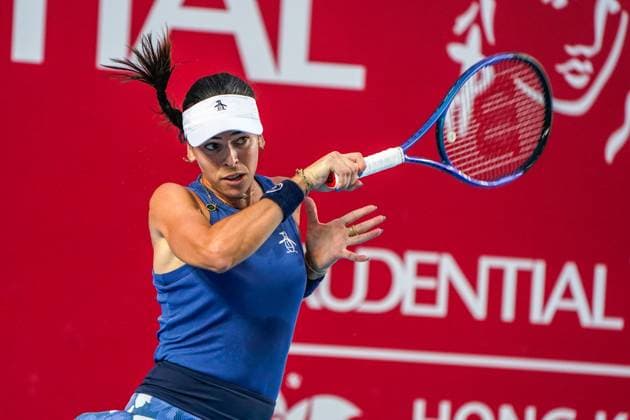 Hong Kong Tennis Open - Day 3 Australian tennis player Ajla Tomljanovic during a match at the Hong Kong Tennis Open on October 27, 2025 in Hong Kong (Photo by Vernon Yuen Nexpher Images) Hong Kong