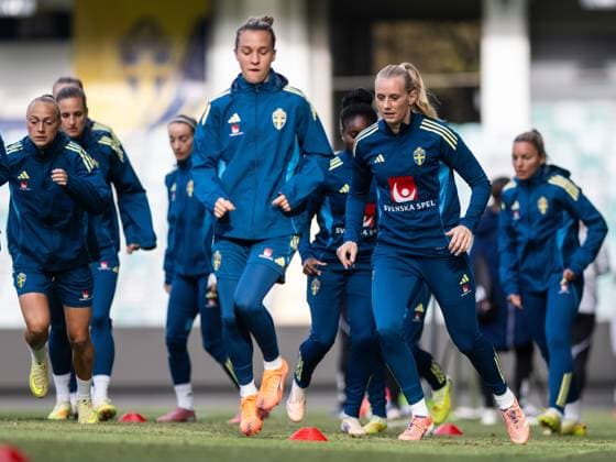 Football, Women, Nations League, National Team Sweden, Training
