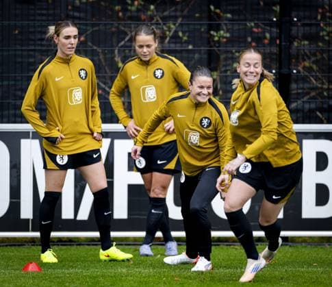 Football, Women, National team Netherlands, Training
