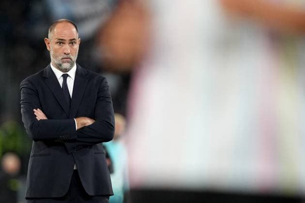 Igor Tudor, head coach of Juventus FC during the warm up of the Serie A 2025 2026 football match between SS Laziio and Juventus FC at Stadio Olimpico in Rome (Italy), October 26, 2025. antoniettaxbaldassarre