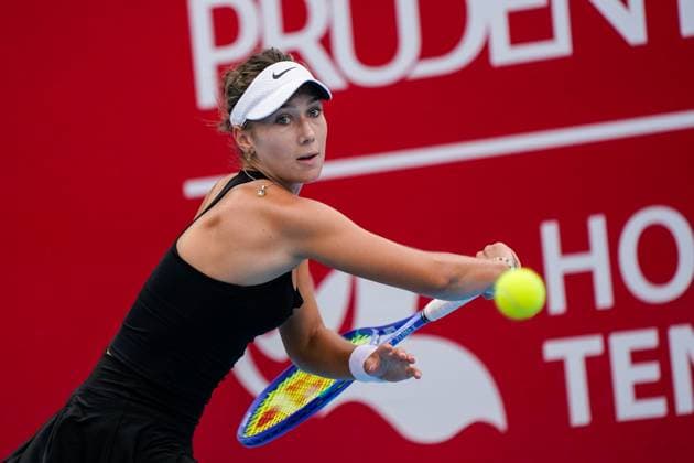 Hong Kong Tennis Open - Day 3 Russian tennis player Kristiana Sidorova during a match at the Hong Kong Tennis Open on October 27, 2025 in Hong Kong (Photo by Vernon Yuen Nexpher Images) Hong Kong