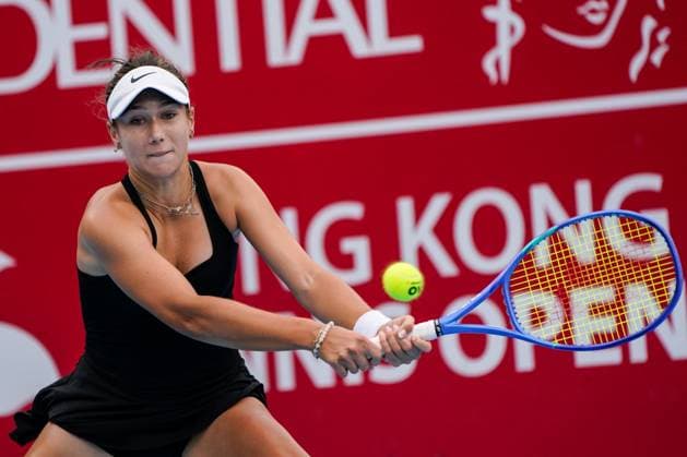 Hong Kong Tennis Open - Day 3 Russian tennis player Kristiana Sidorova during a match at the Hong Kong Tennis Open on October 27, 2025 in Hong Kong (Photo by Vernon Yuen Nexpher Images) Hong Kong