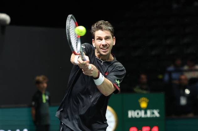 ROLEX PARIS MASTERS TENNIS 2025 Thierry Larret MAXPPP - Nanterre (92) 27 10 2025 Thierry Larret Maxppp. Tennis. Rolex Paris Masters. Paris La Defense, Nanterre (92). Du 25 octobre au 2 novembre 2025. Lundi 27 octobre 2025. Cameron NORRIE (GBR) vs Sebastian BAEZ (ARG) Nanterre (92) PARIS LA DEFENSE ARENA ILE DE FRANCE FRANCE  Copyright: xMAXPPPxThierryxLarretx TLR202510277518 TLR202510277518