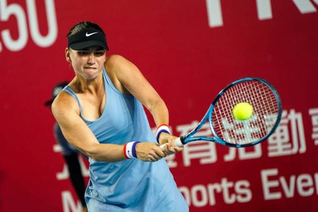 Hong Kong Tennis Open - Day 3 Tennis player Viktoria Morbayova during a match at the Hong Kong Tennis Open on October 27, 2025 in Hong Kong (Photo by Vernon Yuen Nexpher Images) Hong Kong