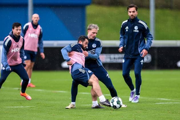 Football, DFB Cup, FC Schalke 04, Training