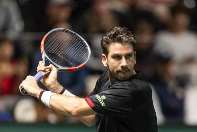 Rolex Paris Masters 2025 - Day 1 Cameron Norrie (GBR) plays his men s singles match against Sebastian Baez (ARG) on day one of the Paris ATP, Tennis Herren Masters 1000 tennis tournament at the Paris La Defense Arena in Nanterre, on the outskirts of Paris. Paris France  Copyright: xIbrahimxEzzatx originalFilename:ezzat-notitle251027_npTjd.jpg
