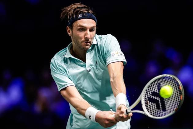 October 27, 2025, Paris, France, France: Arthur RINDERKNECH of France during the first day of the Rolex Paris Masters 1000 tennis tournament at La Defense Arena on October 27, 2025 in Nanterre near Paris, France. Paris France - ZUMAm308 20251027_zsp_m308_030 Copyright: xMatthieuxMirvillex
