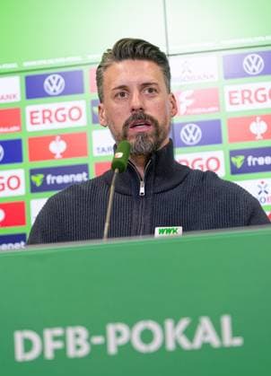 Sandro Wagner Coach FC Augsburg , Press conference before the DFB Cup match against VfL Bochum