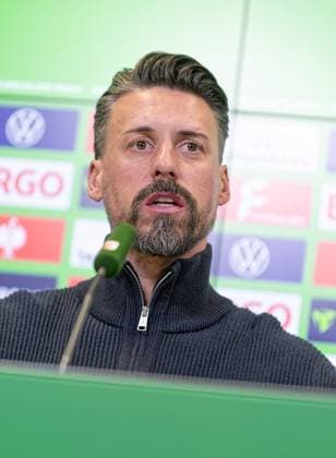 Sandro Wagner Coach FC Augsburg , Press conference before the DFB Cup match against VfL Bochum