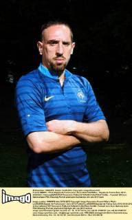 Football, EURO 2012, Shooting Franck Ribery