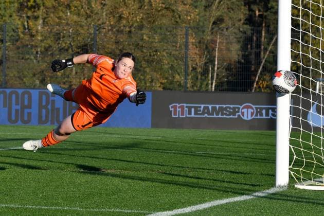 Radomlje, Slovenia, October 27th 2025, Zala Mersnik of Slovenia in action during the International women?s football Friendly match between Slovenia and Serbia at Sports Park Radomlje, Radomlje, Slovenia. (Photo by Natasa Kupljenik Sports Press Photo) Copyright: xNatasaxKupljenikx xSPPx Sportspressphoto_SPR52558