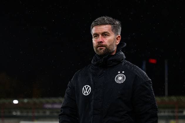 251027 Head coach Jos Bolt of Germany ahead of the international friendly under 23 football match between Sweden and Germany on October 27, 2025 in Malmö Photo Christoffer Borg Mattisson BILDBYRAN COP 261 CB0483 fotboll football soccer fotball u23 under 23 sverige sweden germany dam bbeng landslag  Copyright: CHRISTOFFERxBORGxMATTISSON BB251027CB034