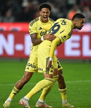 Gaziantep FK v Fenerbahce - Turkish Super Lig GAZIANTEP, TURKIYE - OCTOBER 27: En-Nesyri of Fenerbahce celebrates after a goal during Turkish Super Lig match between Gaziantep FK and Fenerbahce in Gaziantep, Turkiye on October 27, 2025. Adsiz Gunebakan Anadolu Gaziantep Turkey. Editorial use only. Please get in touch for any other usage.  Copyright: x2025xAnadoluxAdsizxGunebakanx