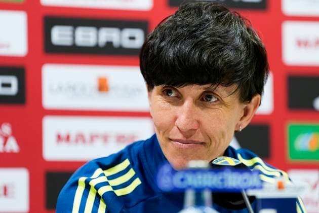 Football, Women, Spain national team, Press conference