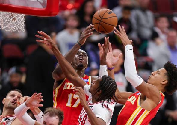 Basketball, NBA, Chicago Bulls - Atlanta Hawks