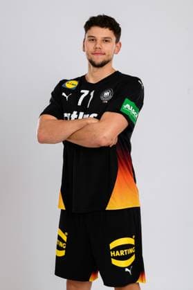 Muenchen Handball DHB 25 26 Germany photoshoot Marko Grgic Germany single picture clipping Muenchen Bavaria Germany