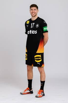 Muenchen Handball DHB 25 26 Germany photo shoot Lukas Zerbe Germany Muenchen Bavaria Germany