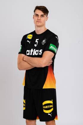 Muenchen Handball DHB 25 26 Germany photoshoot Miro Schluroff Germany single picture clipping Muenchen Bavaria Germany