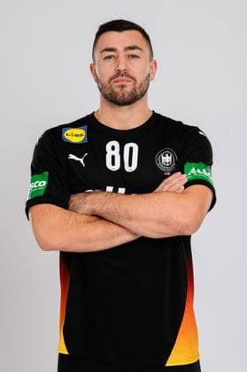 Muenchen Handball DHB 25 26 Germany photoshoot Jannik Kohlbacher Germany portrait face Muenchen Bavaria Germany