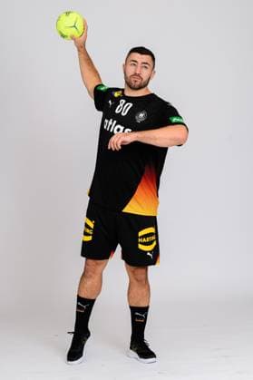 Muenchen Handball DHB 25 26 Germany photoshoot Jannik Kohlbacher Germany Muenchen Bavaria Germany