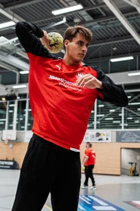 Muenchen Handball DHB 25 26 Germany photo shoot Julian Köster Koester Germany Muenchen Bavaria Germany