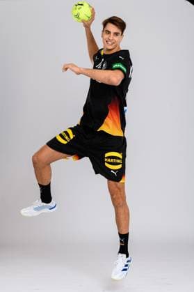 Muenchen Handball DHB 25 26 Germany photo shoot Julian Köster Koester Germany Muenchen Bavaria Germany